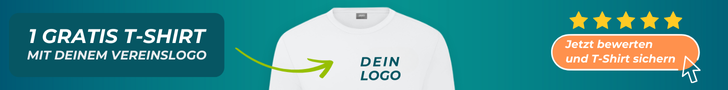 Verein bewerten und T-Shirt sichern!